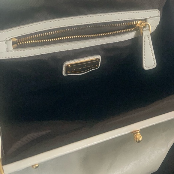 Miu Miu Gold Hardware Soft Calfskin Handbag - Picture 5 of 6